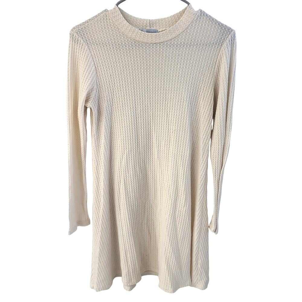 Honeylee Cream Stretchy Long Sleeve Top - Medium